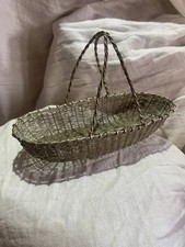 Vintage USSR Silver-Plated Melchior Wire Mesh Basket / Tray picture