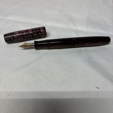 Vintage Parker Vacumatic Fountain Pen. Burgundy Pearl Finish picture