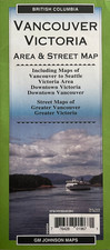 New VANCOUVER/VICTORIA CANADA ROAD MAP   AAA/GMJ   Area/Street   LATEST 2023 picture