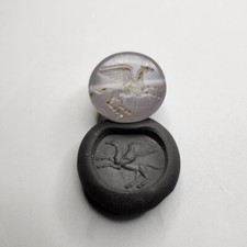 AN IMPORTANT CHALCEDONY SASANIAN STAMP. VERY RARE picture