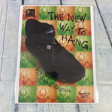 1994 Reebok SHAQ Sandal Shoe Vintage Print Ad/Poster Promo Art Magazine Page picture