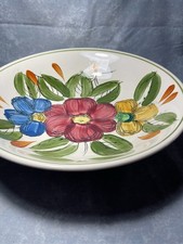 Simpsons Potters Belle Fiore Solian Ware Hand Painted Large Serving Bowl picture