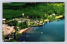 Mont Tremblant Quebec-Canada, Villa Bellevue, Aerial, Antique, Vintage Postcard picture