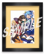 [Framed Chara Fine Graph] KonoSuba A5 size from Japan picture