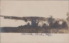 Round Pond Maine Scenic View 1908 RPPC Photo Postcard picture