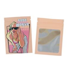 100pcs 7x10cm Transparent Window Self-sealing Tobacco Moisture-proof Bags picture