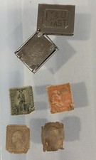 Vtg J. H. Breese Chicago Midland Supply Co Pat. 1888 Metal Postage Stamp Holder picture