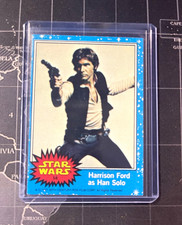 Topps 1977 Star Wars Harrison Ford as Han Solo #58 Base Set Trading Card picture