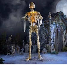 GRAVE & BONES 11 Ft Animated Giant LED Mummy Halloween Animatronic picture