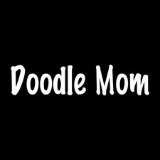 Doodle Mom Goldendoodle Labradoodle Dog Decal Sticker White Die Cut Vinyl picture