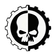 Adeptus Mechanicus Symbol Imperial Terra Cult Mechanicum Imperium Man Pin Badge picture