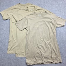 Lot of 3 - Duke Athletic & CAC U.S. Military Issue Desert Tan T-Shirts (Size M) picture
