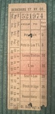 Antique Berkshire Street Railway Co Ticket - Pittsfield Mass. Great Barrington picture