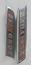 OEM 1968 1969 Ford F-250 Fender Emblems Matching Pair C7TB-16720-B C7TB-16721-B picture