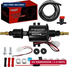 Universal Electric Fuel Pump Kit 12V 3-6 PSI Low Pressure with Fuel Filter 6.56 picture