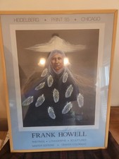 SIGNED American Artist Frank Howell 1st Printing Poster  