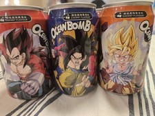 3X DRAGON BALL GT OCEAN BOMB SODAS CHERRY FALVOR ( SEALED PRODUCT ) picture