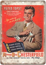 Chesterfield ABC Cigarette Tobacco Ad 12
