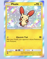 Pokemon TCG Pocket-Shiny 1⭐ PLUSLE -Ruler Skies-English(PokeMon TCG digitalCard picture