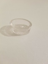 Vintage Pressed Glass Oval Open Salter picture
