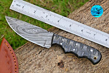 CUSTOM HANDMADE FORGED DAMASCUS STEEL SKINNER KNIFE HUNTTING CAMPING KNIFE -2425 picture