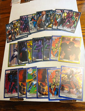 Upper Deck Marvel Platinum Lot Of (22) All Numbered Teal Wave Blue Yellow Traxx picture
