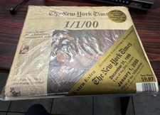 The New York Times Newspaper Millennium Editions Dec 31st & Jan 1st 2000 picture