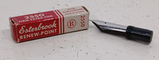 NOS ESTERBROOK 2550 FIRM EXTRA FINE FOUNTAIN PEN NIB 1950S NEW IN BOX  picture