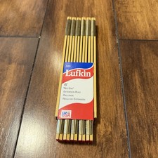 Vintage NOS LUFKIN 6' Red End Folding Extension Rule 066 New 72