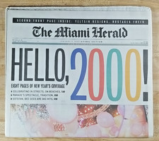 The Miami Herald Millennium Edition January 1, 2000 Y2K Newspaper Vintage picture