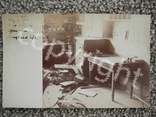 RPPC-MAZON IL-POST OFFICE INTERIOR AFTER BURGLARY-1909-BLOWN OPEN SAFE-ILLINOIS picture