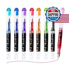EYEYE Disposable Fountain Pens, 8 Pack Multicolor Fine Point Nib picture