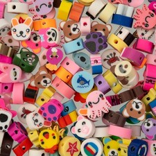 120pcs John Bead 9mm Animals Polymer Clay Craft Beads for Jewelry Bracelet picture