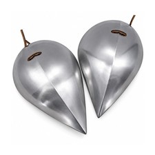 Medieval Visby Steel Pauldrons 16Gauge Mild Steel Shoulder Armor Set Reenactment picture