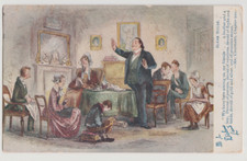 GB GREAT BRITAIN Dickens Centenary BLEAK HOUSE Tucks postcard 1919 to Australia picture