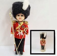 Vtg 60s Buckingham Palace Travel Souvenir Royal Guard Celluloid Sleepy Eye Doll picture