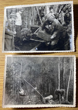1940s WWII GEBIRGSJÄGER GERMAN SOLDIERS ELITE MOUNTAIN INVANTRY two photographs picture