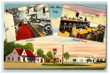 1953 Multiview, Rita May Cafe, Salisbury Missouri MO Posted Vintage Postcard picture