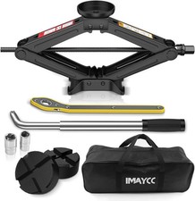 IMAYCC Car Jack Kit 2.5 Ton, Universal Scissor Car Jack, Portable Tire Changing picture
