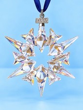 Swarovski 2007 Annual Edition Crystal Snowflake Christmas Ornament No Box picture