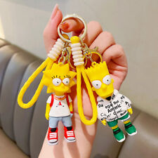 The Simpson Homer Cartoon Keychain Car Accessories High Quality Key For Gift picture