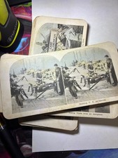 28 Vintage WWI World War 1 Military Stereoview Cards Lot Aviation Trenches Navy picture