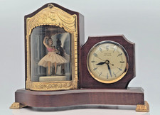 Vintage United Dancing Ballerina Music, Clock and Ballerina Work, Model 870 picture