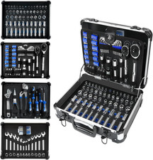240-Piece Mechanic Tool Set with Heavy Duty Aluminum Toolbox–Compatible picture