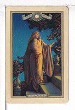 Single Vintage Playing Card Artist Parrish Listed as PA-9-4 A, 