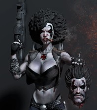 Lady Lobo Resin Statue picture