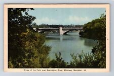 Winnipeg MN-Manitoba, Canada Bridge Of The Forts, Souvenir Vintage Postcard picture
