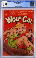 AL CAPP’S WOLF GAL # 1 - TOBY PRESS - 1951 ISSUE - CGC 3.0 picture