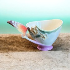 VTG Franz Papillion butterfly collection fine porcelain cup only READ picture