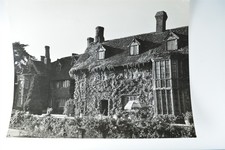 Ivy Covered Manor House Tudor Architecture Garden Van De Poll London c1950s picture